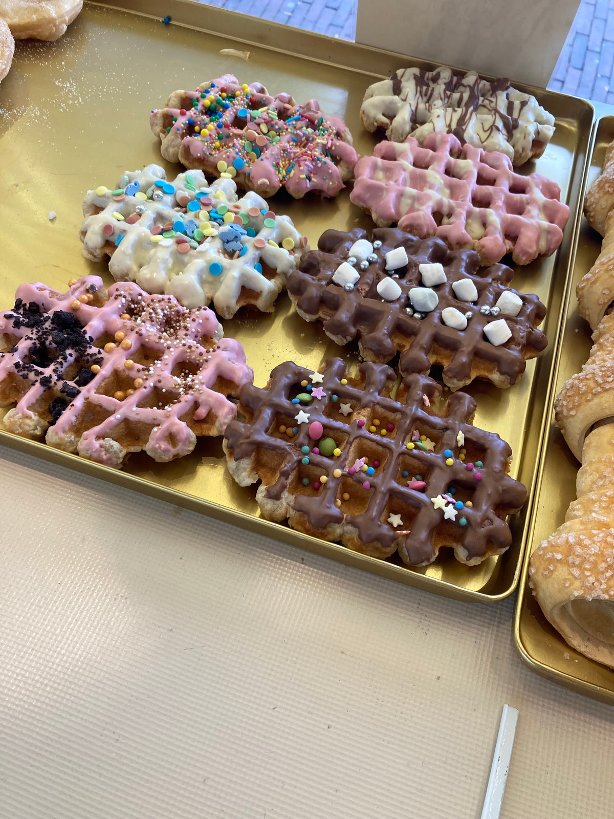 Versierde suikerwafel - Bakkerij ter Weme-Bischoff